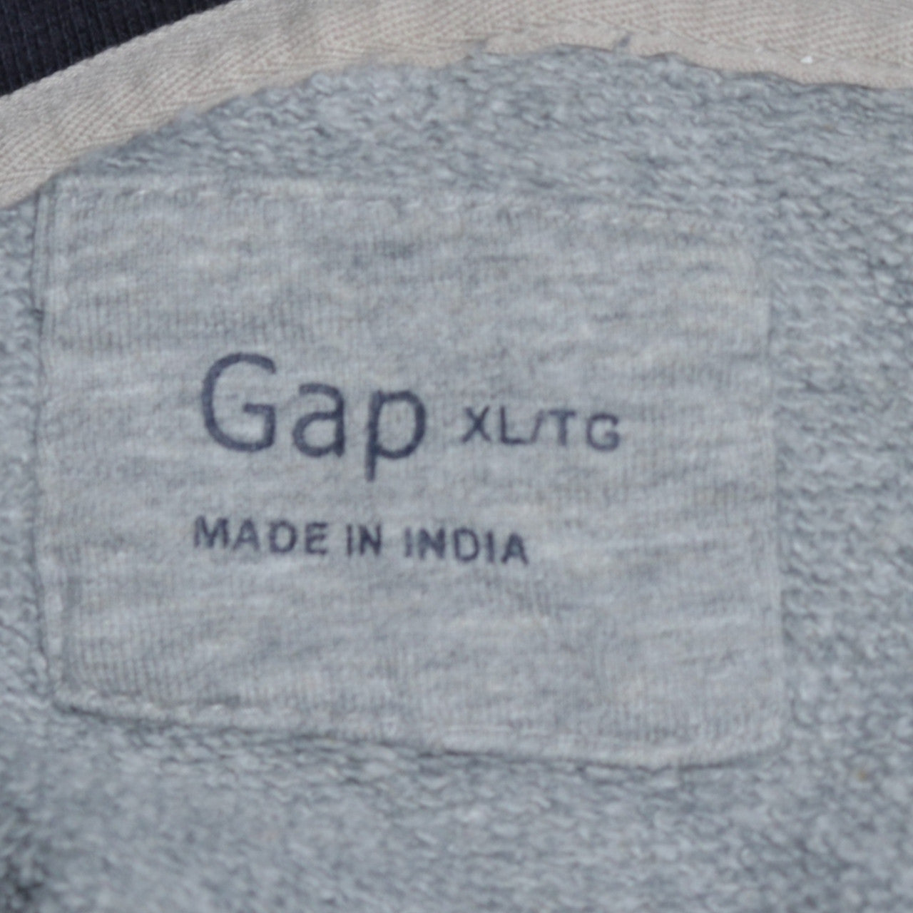 GAP Men’s Grey XL Pullover Fleece Hoodie with Logo
