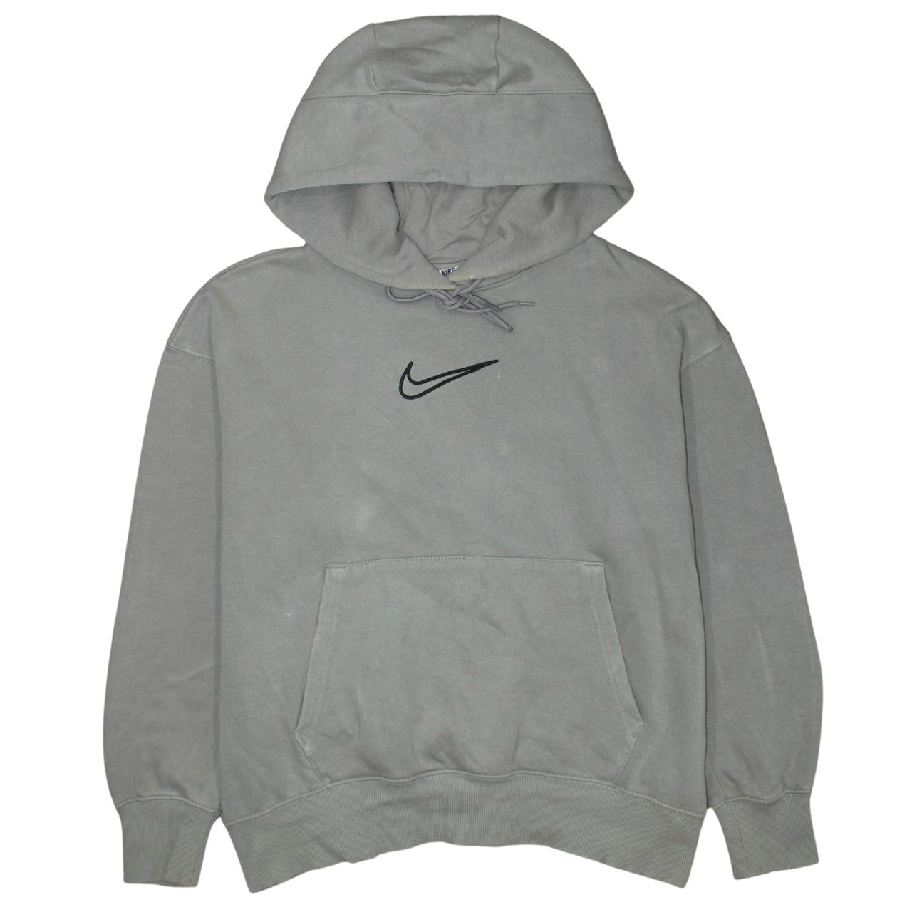 Nike Women’s Grey Pullover Hoodie Small Cotton Blend Casual Sweatshirt