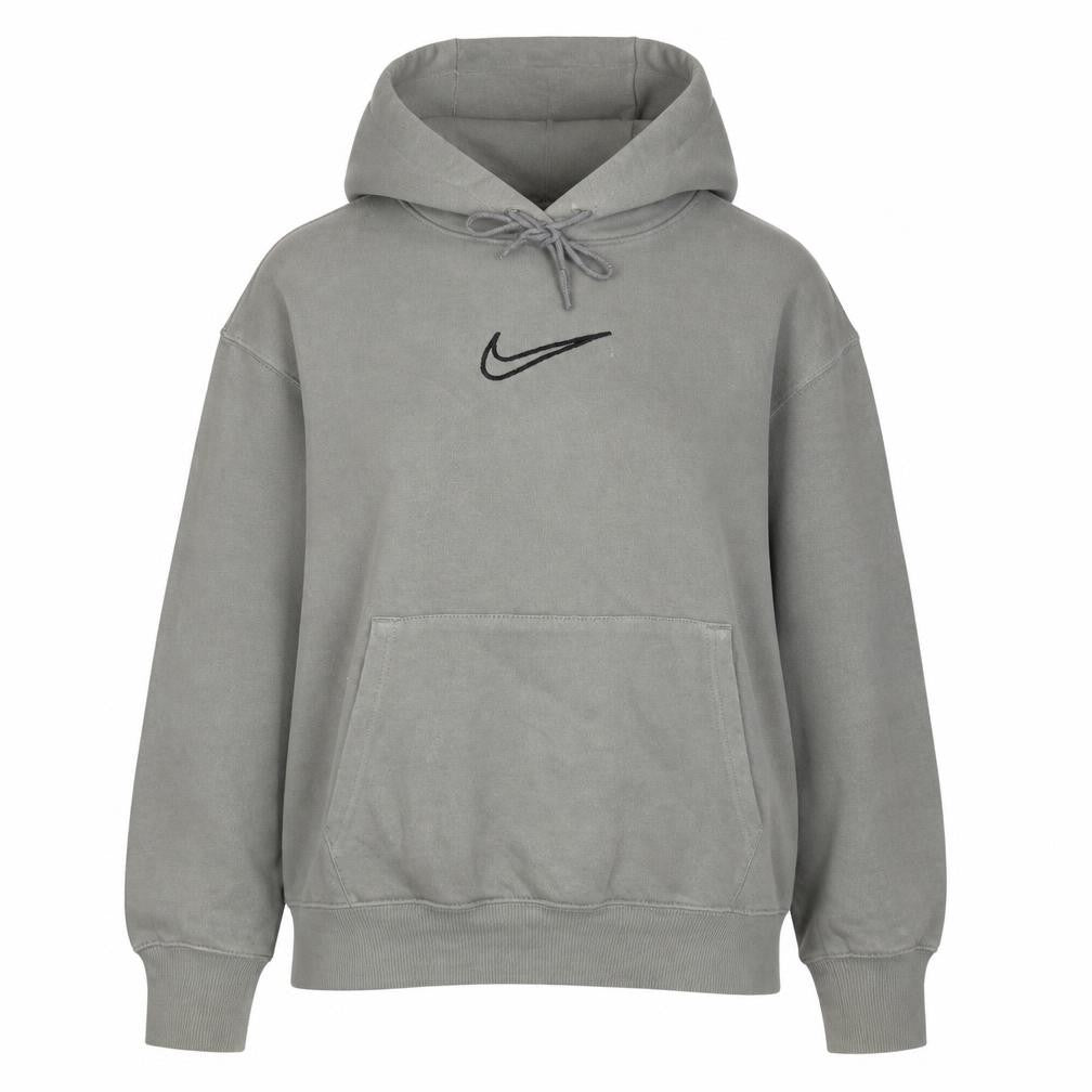 Nike Women’s Grey Pullover Hoodie Small Cotton Blend Casual Sweatshirt