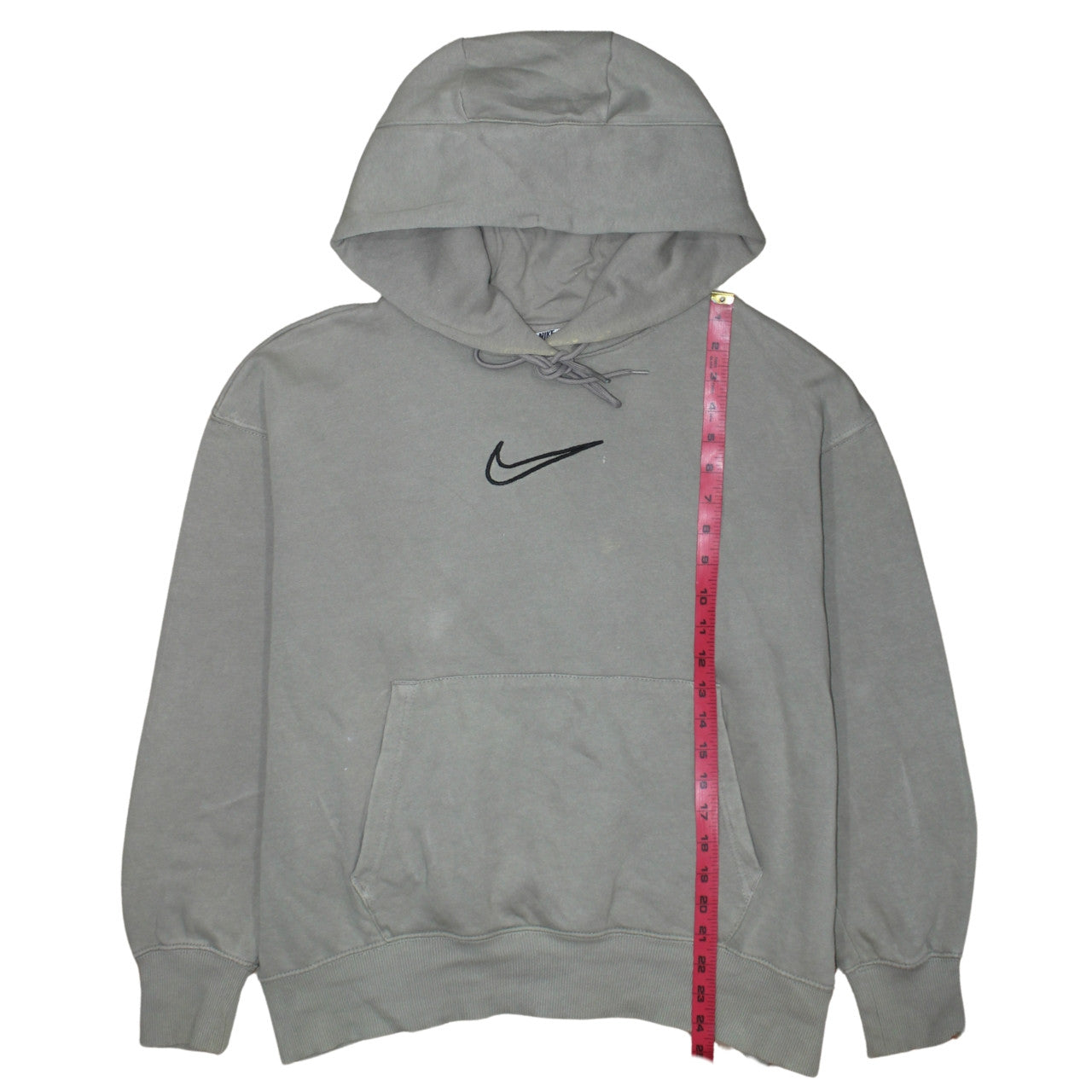 Nike Women’s Grey Pullover Hoodie Small Cotton Blend Casual Sweatshirt