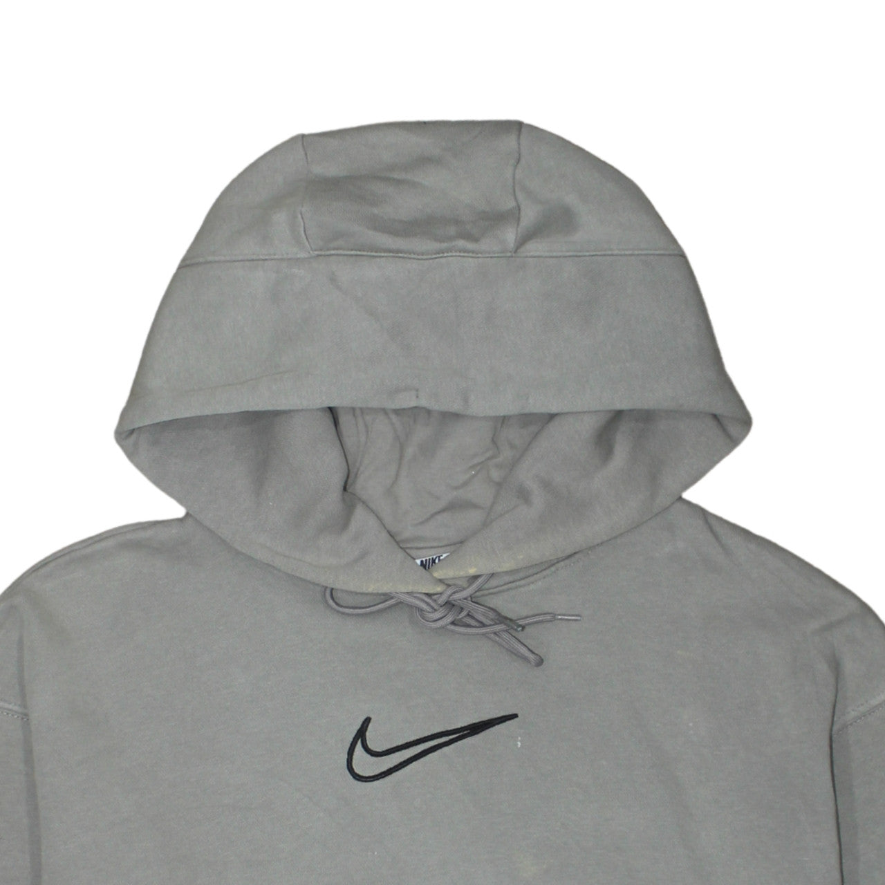 Nike Women’s Grey Pullover Hoodie Small Cotton Blend Casual Sweatshirt