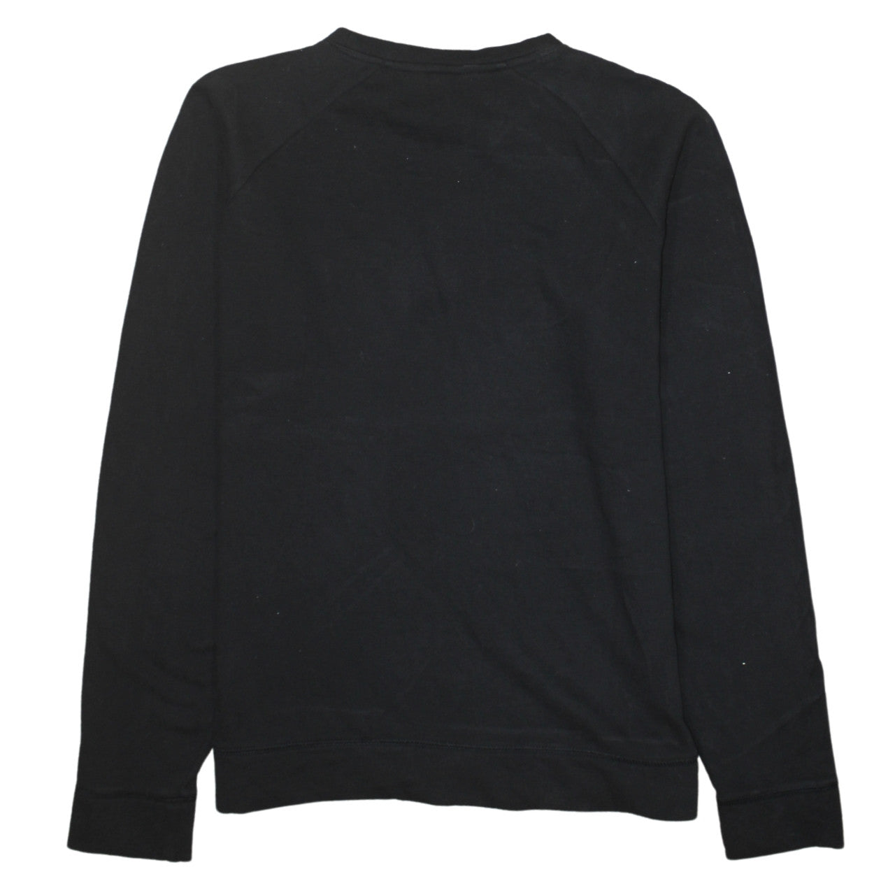 Tommy Hilfiger Men's Black Small Logo Crew Neck Sweatshirt