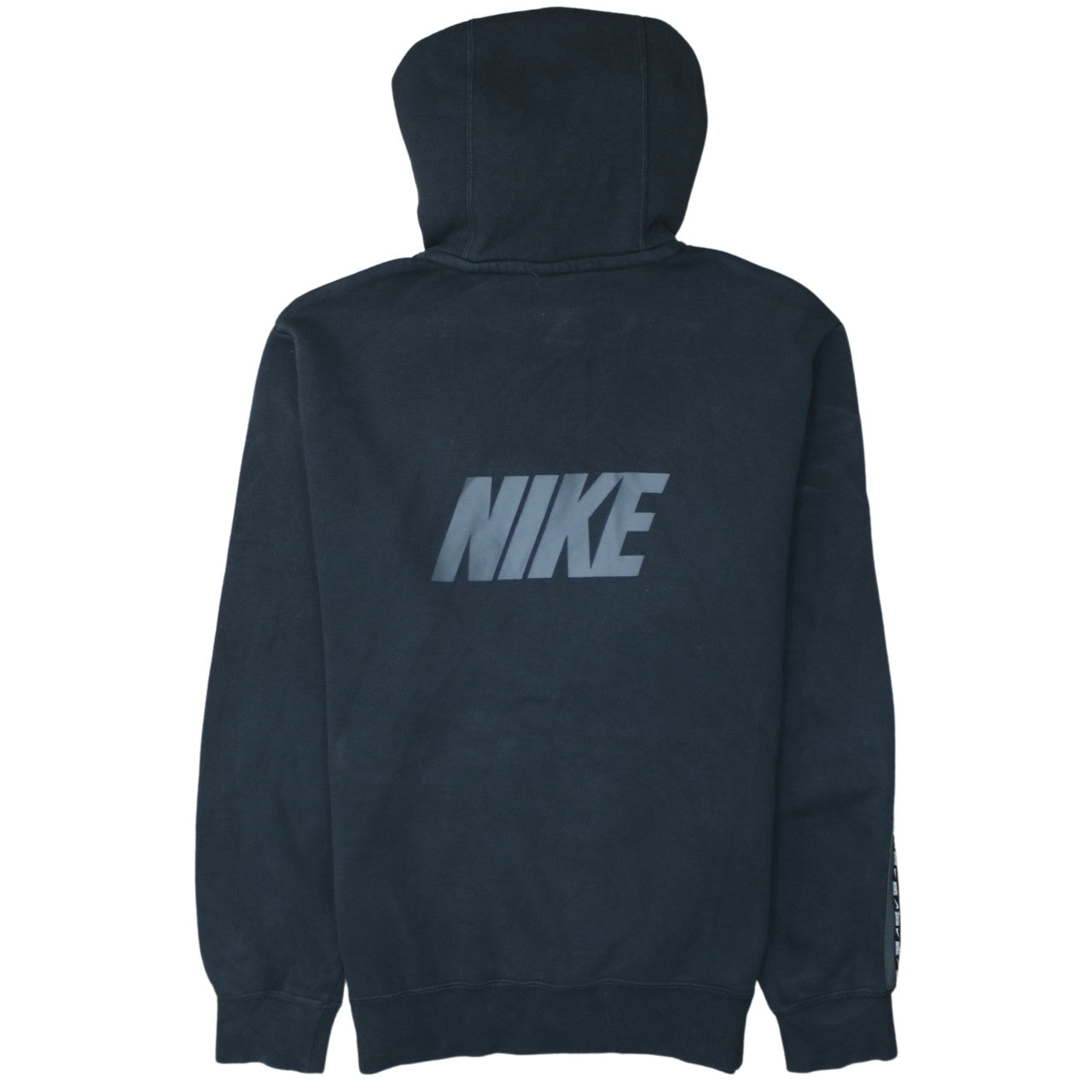 Nike Men's Black XS Pullover Hoodie with Logo Trim