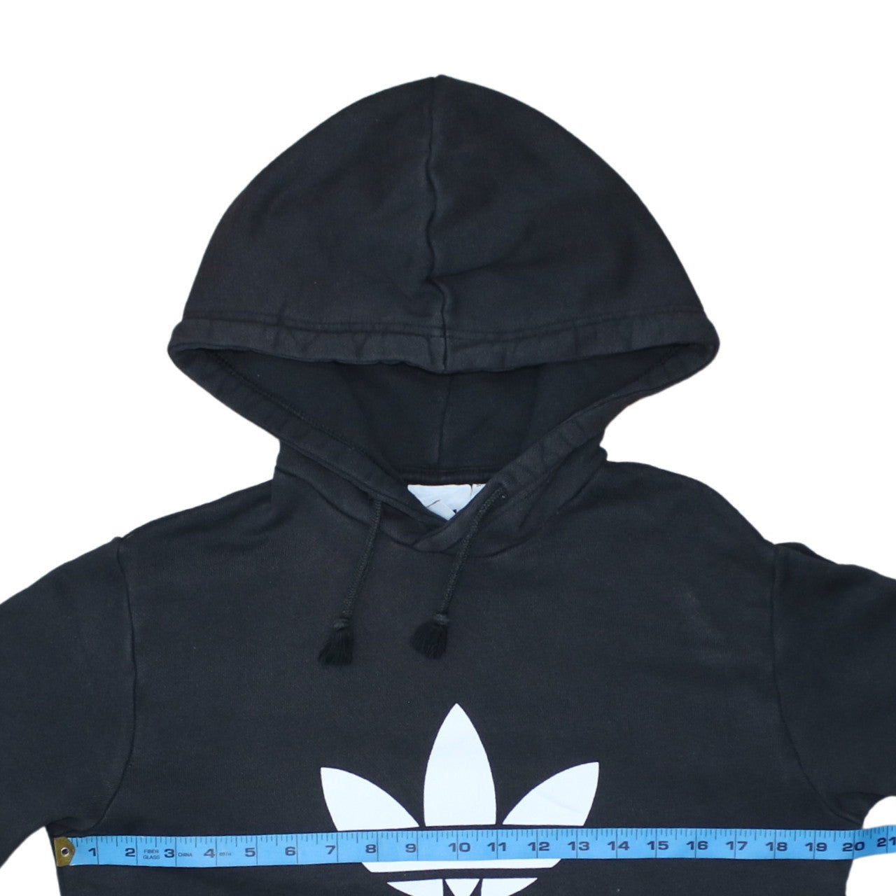Adidas Mens Black Pullover Hoodie S Sports Logo Fleece Sweatshirt