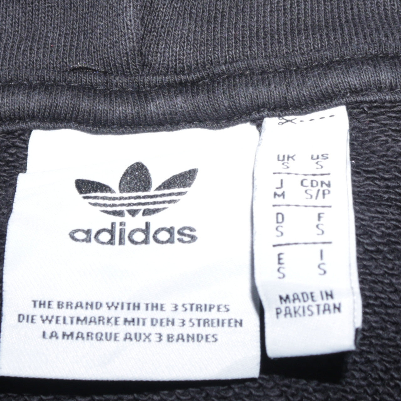 Adidas Mens Black Pullover Hoodie S Sports Logo Fleece Sweatshirt