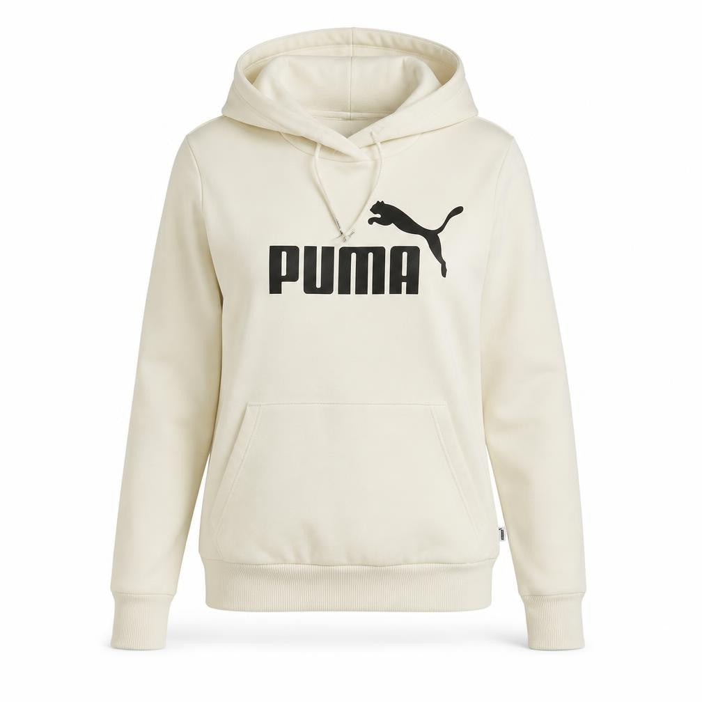 Puma Women Ivory Hoodie Size 10 Pullover Hooded Sweatshirt