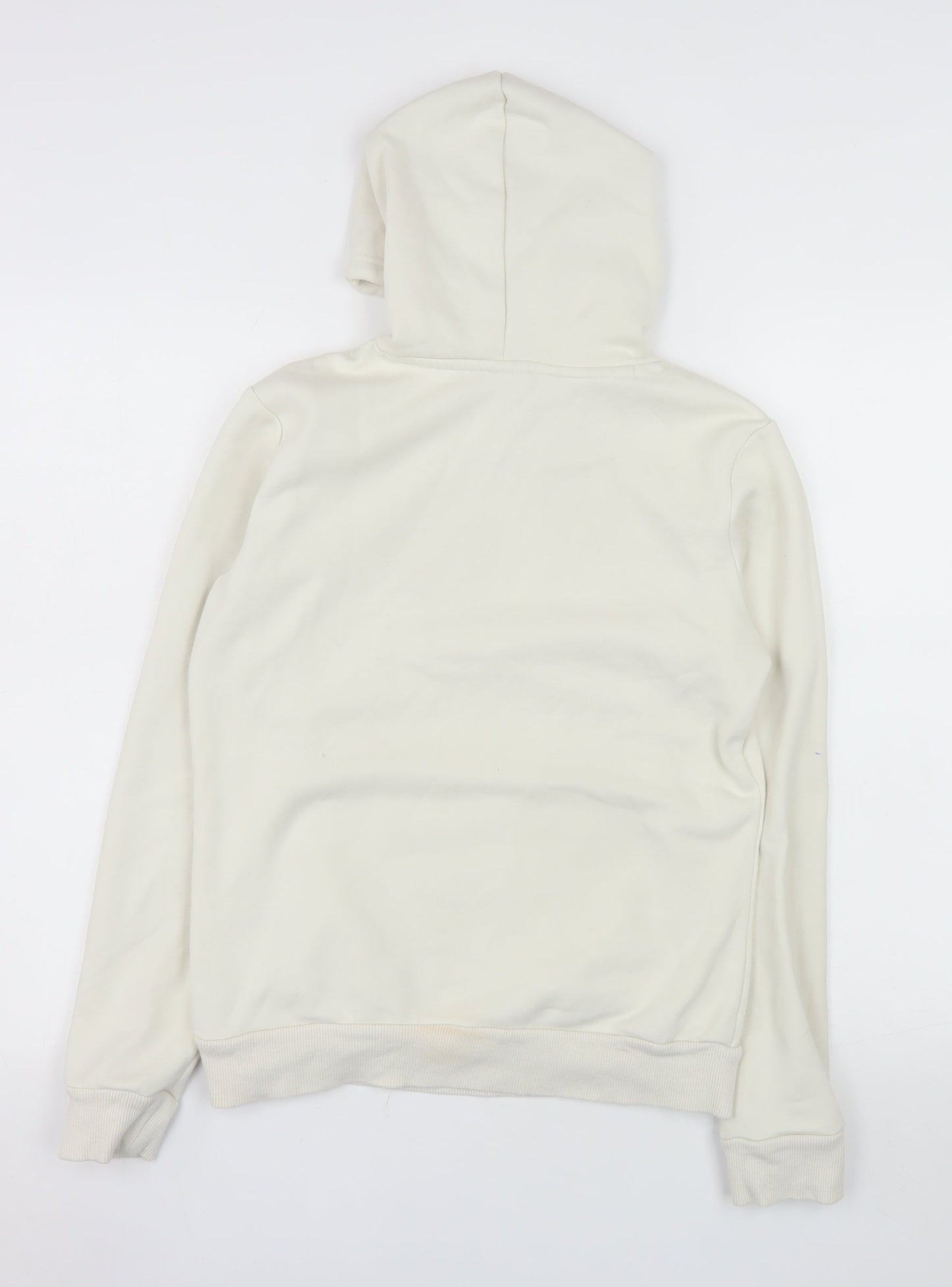 Puma Women Ivory Hoodie Size 10 Pullover Hooded Sweatshirt
