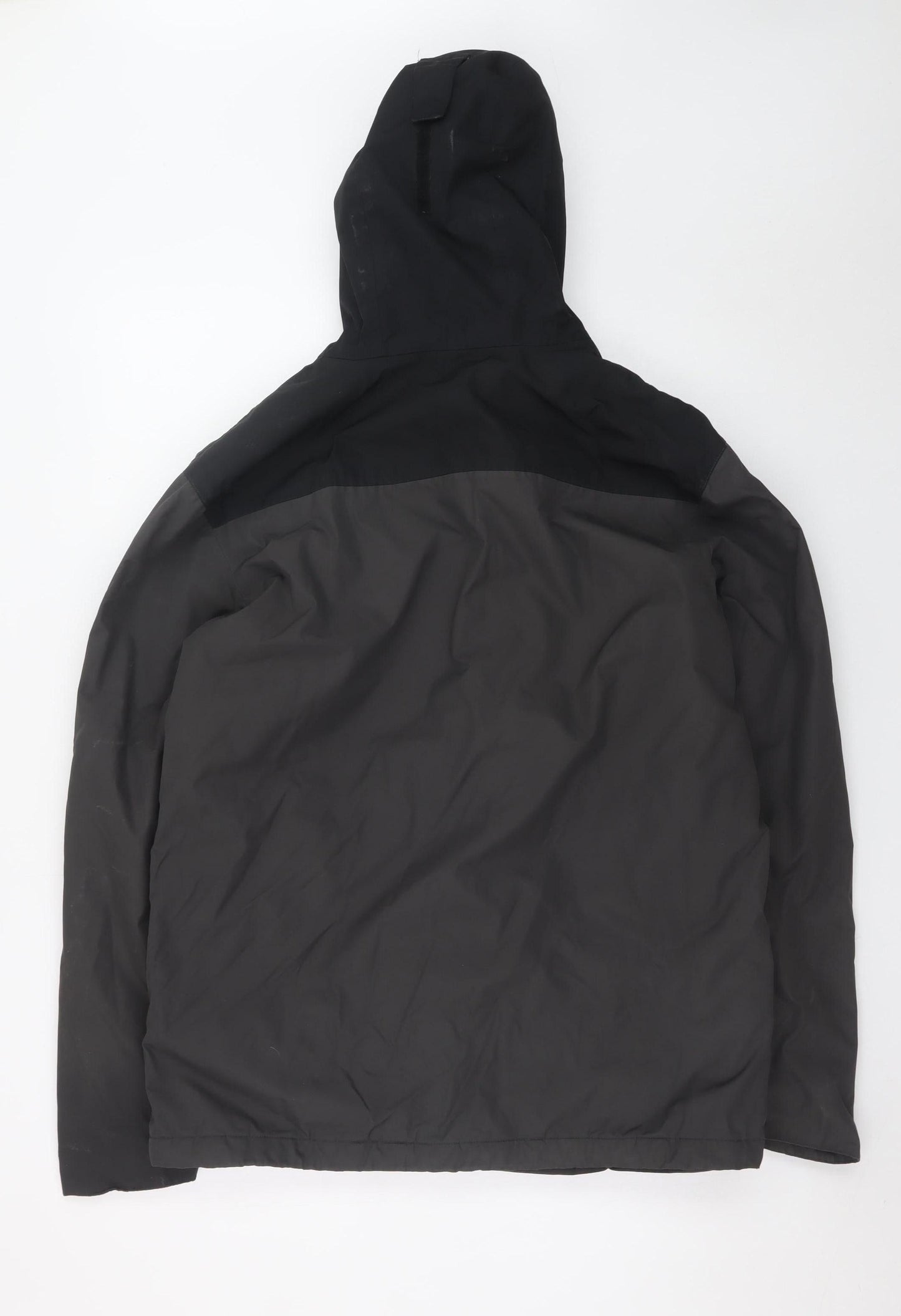 Regatta Men’s Black Hooded Waterproof Rain Jacket Size M