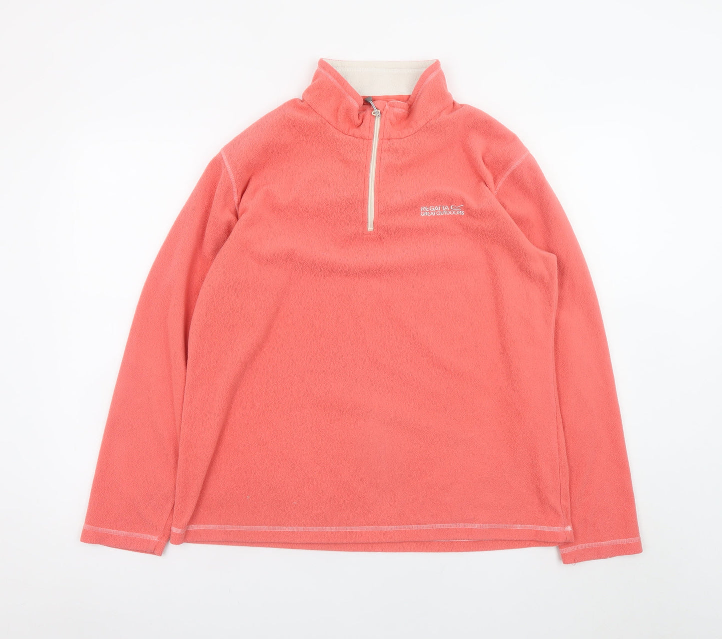 Regatta Great Outdoors Coral Fleece 1/2 Zip Pullover UK 16 Womens