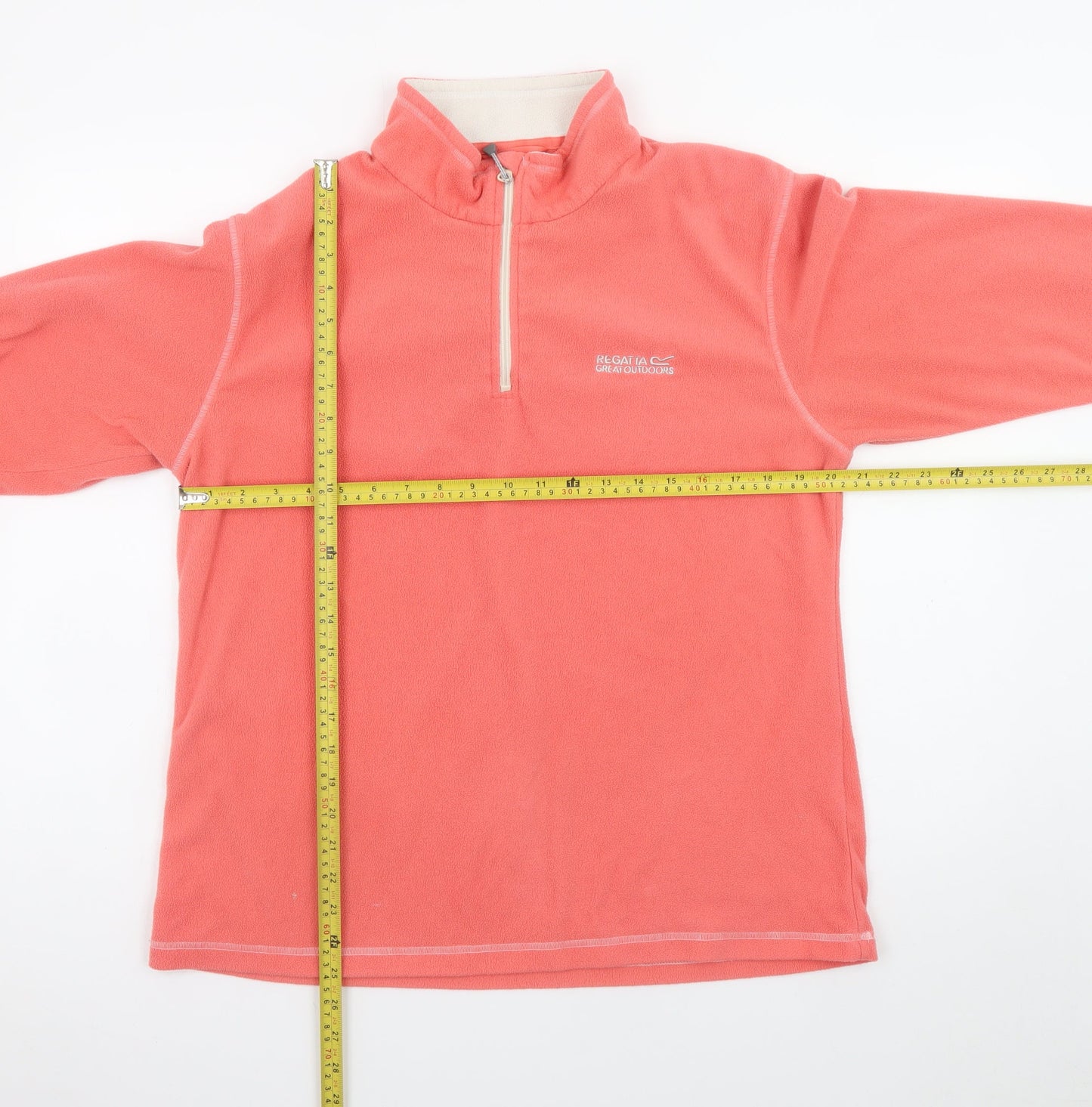 Regatta Great Outdoors Coral Fleece 1/2 Zip Pullover UK 16 Womens
