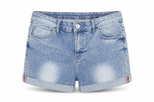 Diverse Women Blue Denim Cut-Off Shorts XL Casual Summer