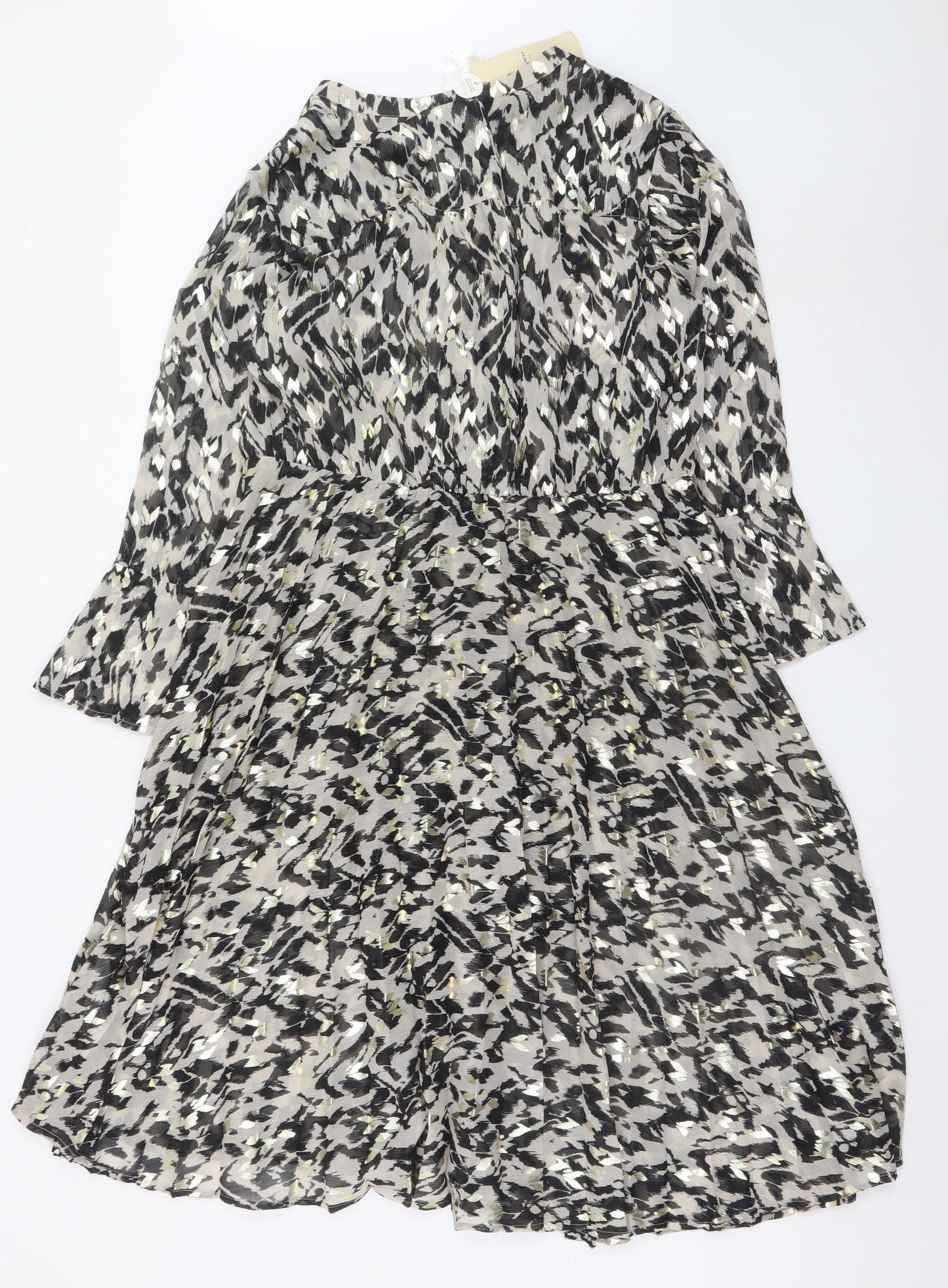 Part Two Womens Multicoloured A-Line Dress Size 14
