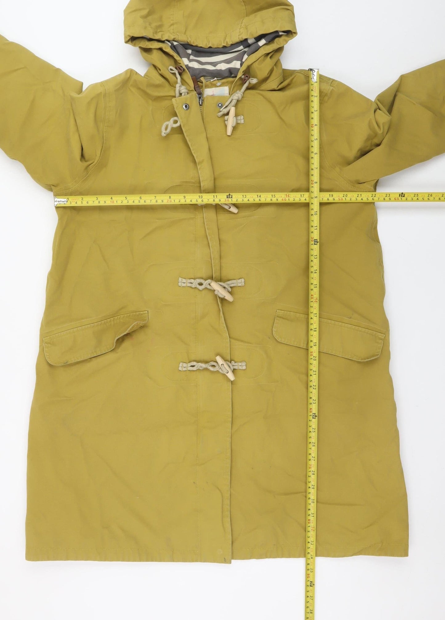 Seasalt Cornwall Women's Yellow Waterproof Long Rain Coat UK 18