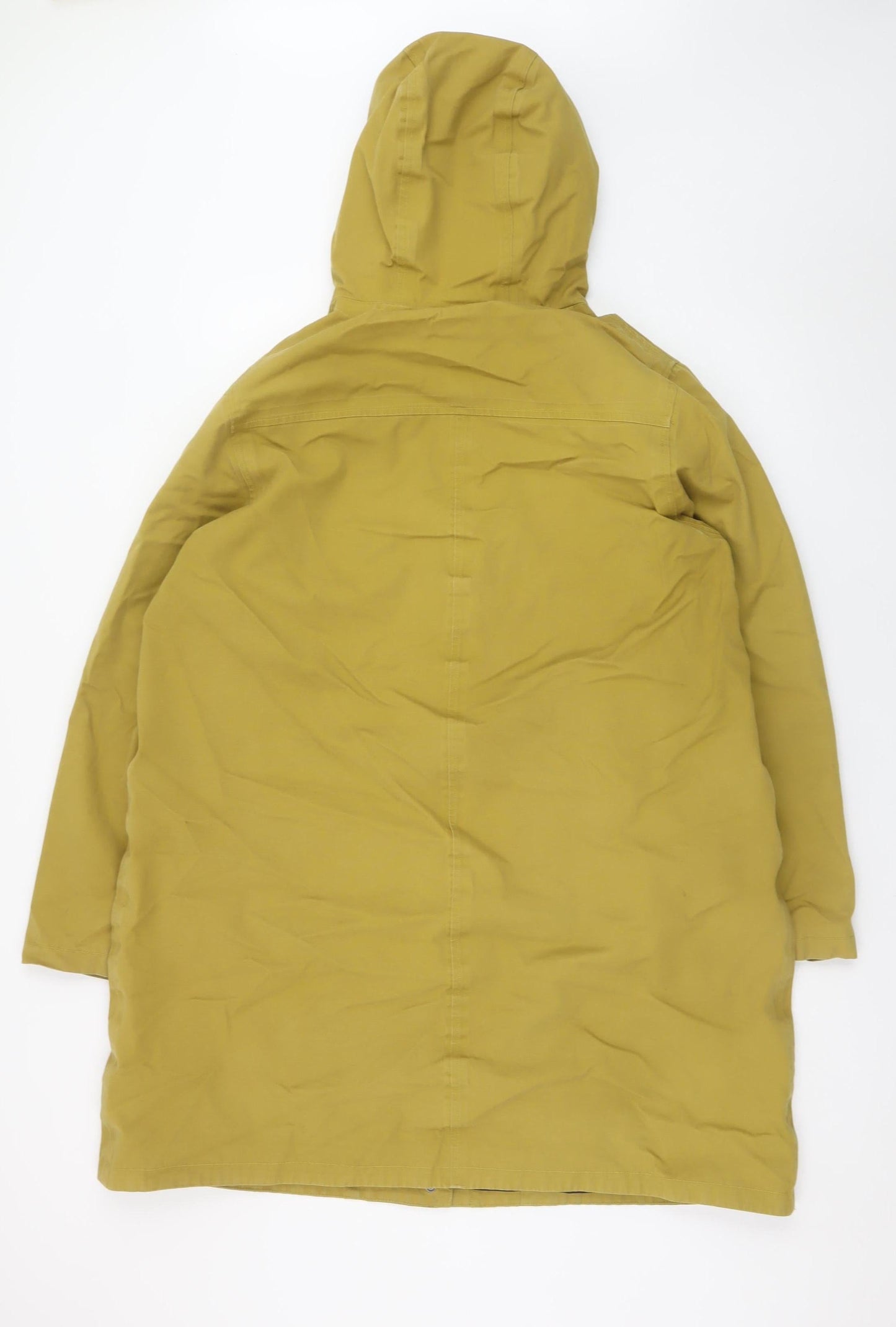 Seasalt Cornwall Women's Yellow Waterproof Long Rain Coat UK 18