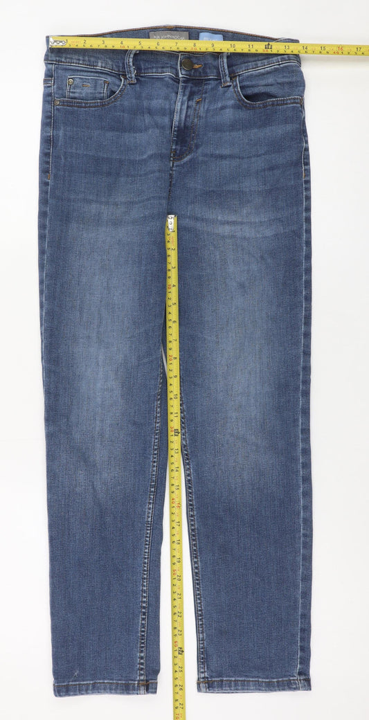 RJR John Rocha Women's Blue Straight Leg Jeans Size 12 Regular