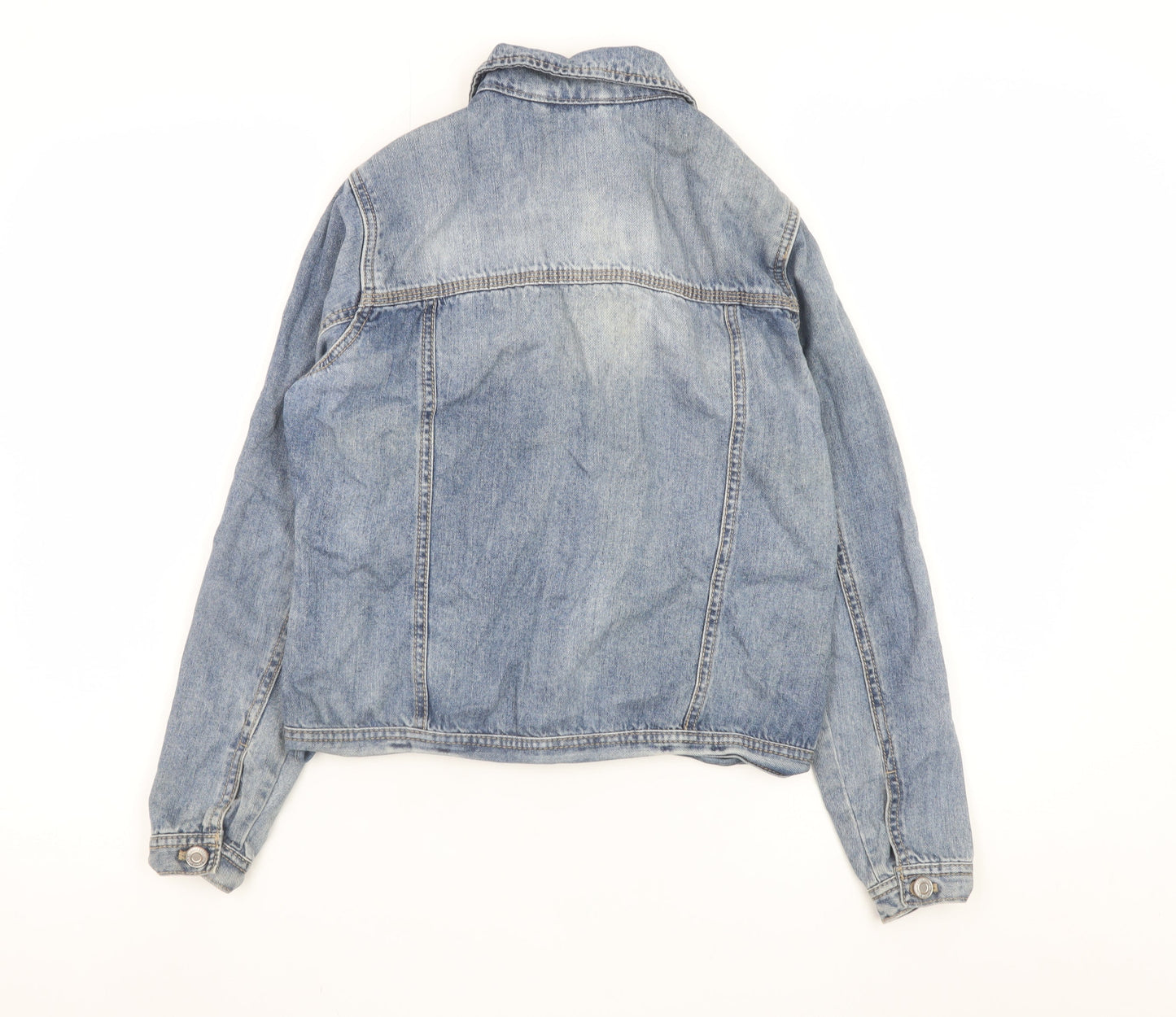 Next Teens Blue Denim Jacket 13yrs Cotton Casual Classic
