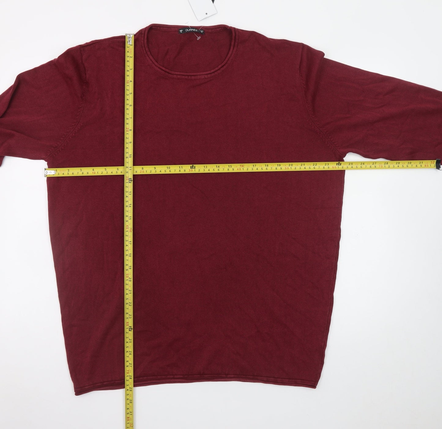 Dunnes Stores Men’s Red Cotton Crew Neck Jumper XL