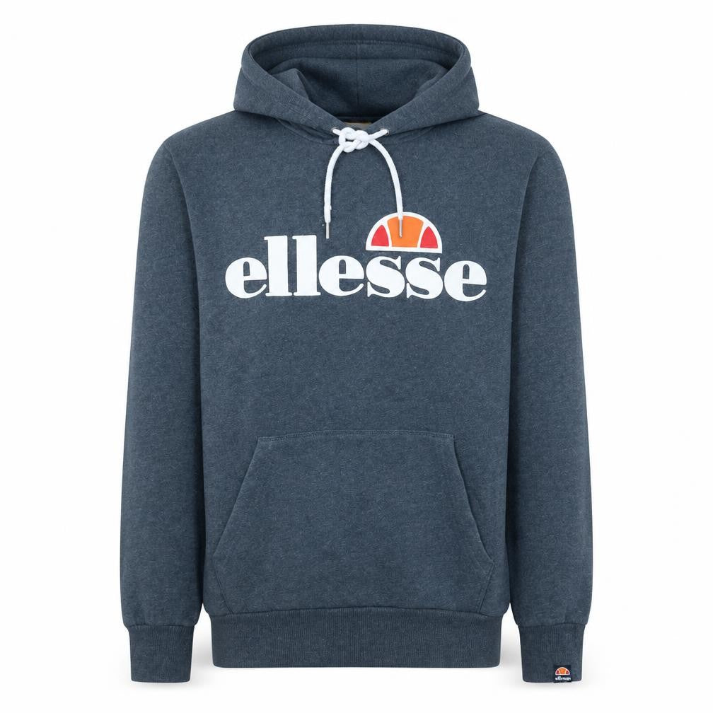 Ellesse Men's Blue Pullover Hoodie XS Fleece Graphic Regular Fit