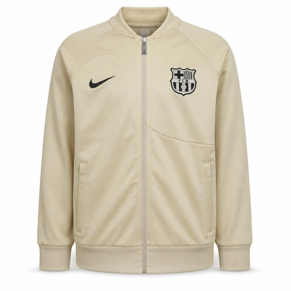 Nike Boys Beige Full Zip Barcelona Sweatshirt Size 14 Years