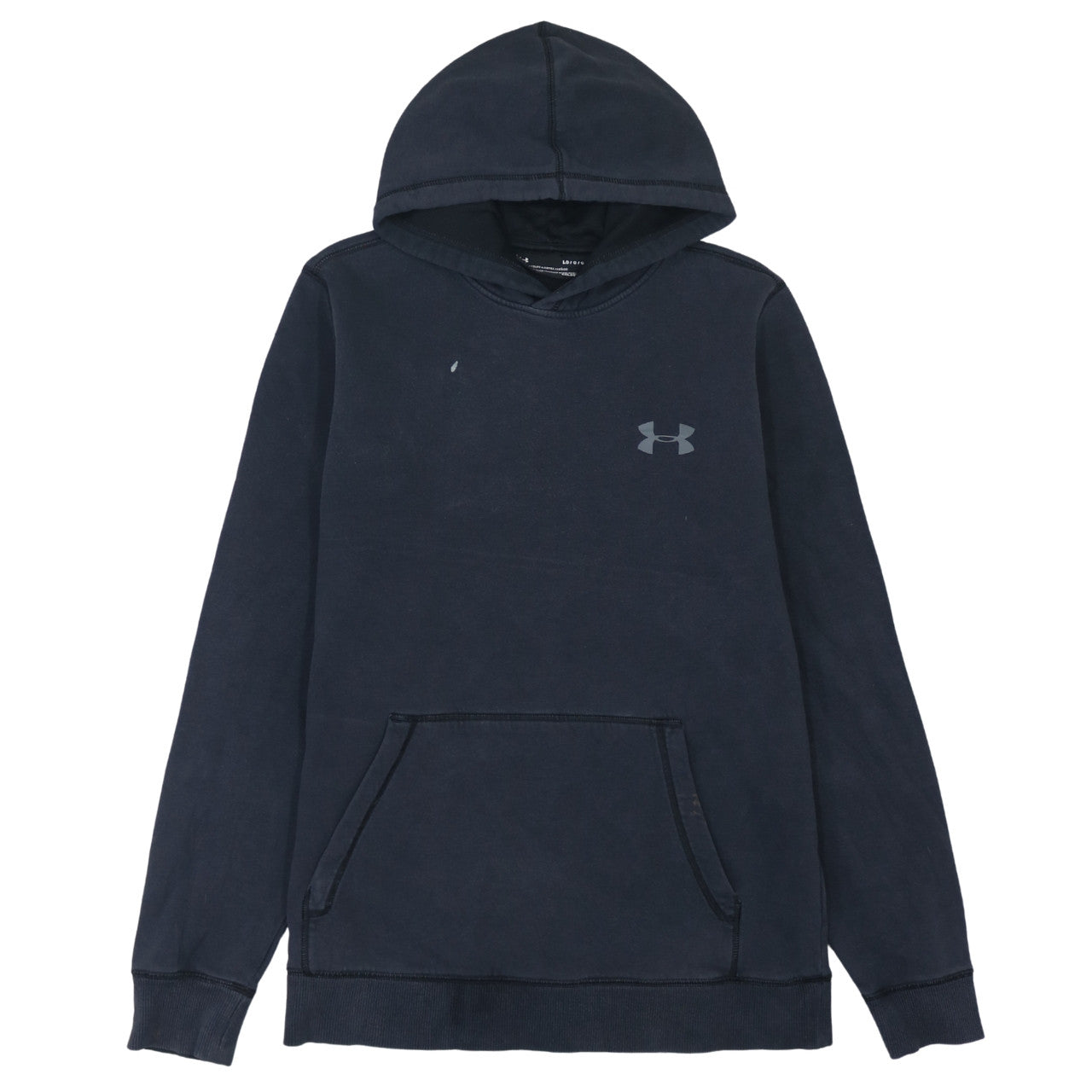 Under Armour Men's Black Pullover Hoodie Size L Fleece Sportswear