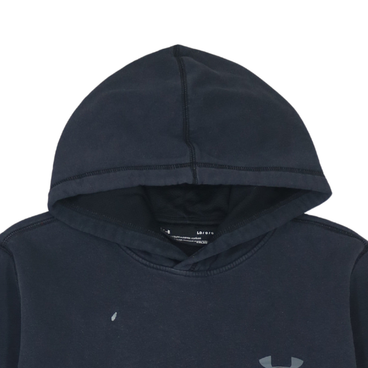 Under Armour Men's Black Pullover Hoodie Size L Fleece Sportswear