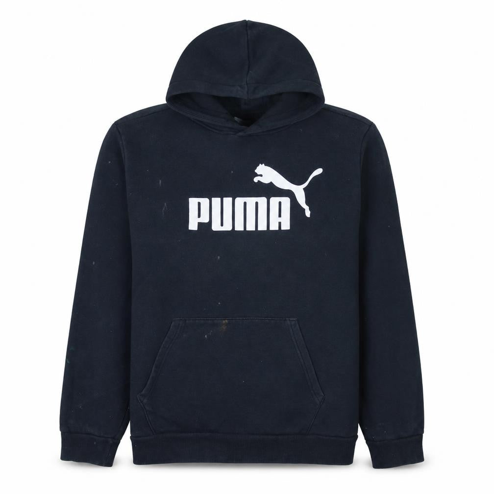 Puma Mens Black Pullover Hoodie L Sports Graphic Fleece