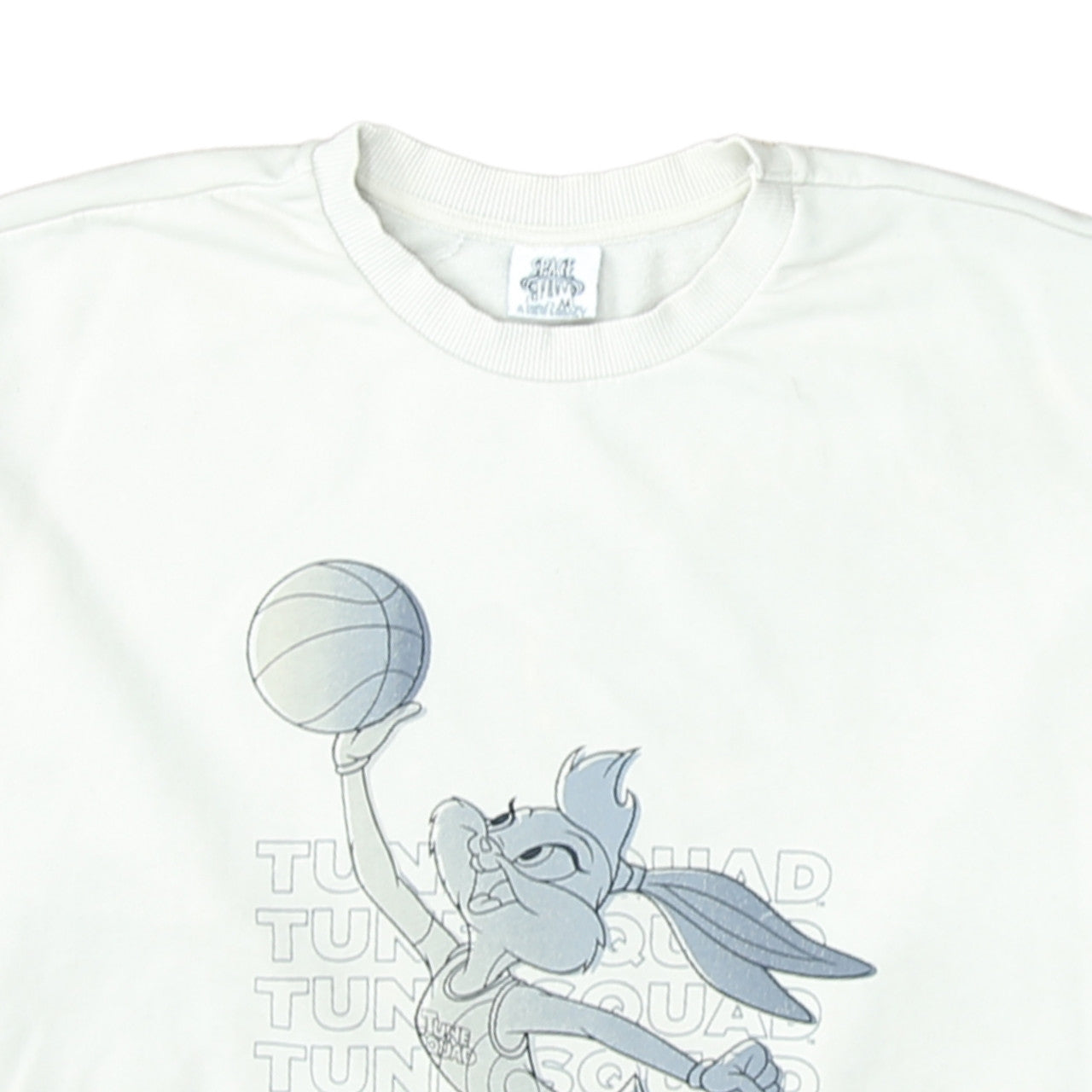 George Women White Lola Bunny Tune Squad Sweatshirt Size 8-10