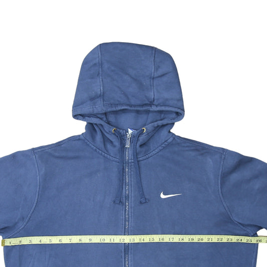 Nike Men's Blue XL Full Zip Hoodie Fleece Sportswear