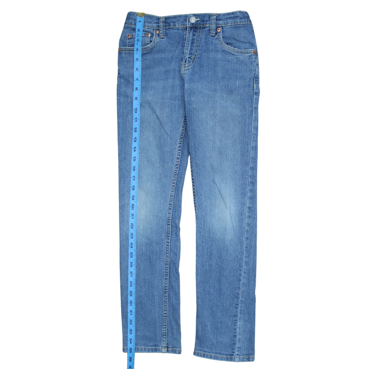 Levi's Women's Blue 511 Slim Straight Denim Jeans Size 14
