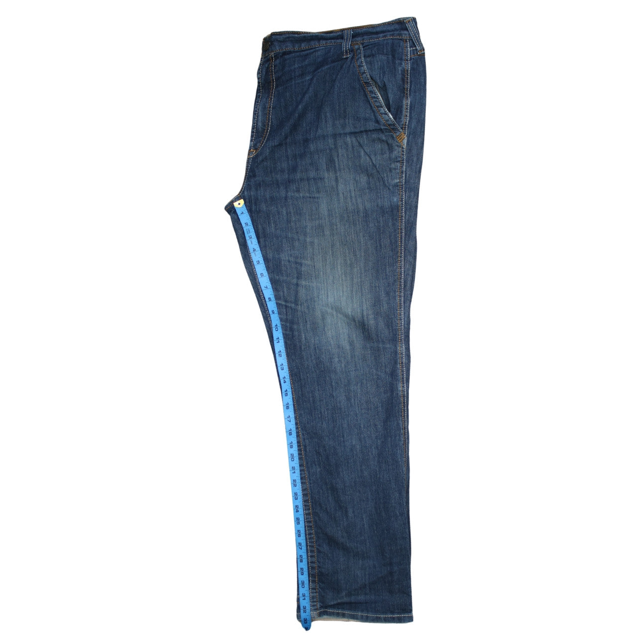 Ariat Men’s Blue Straight Leg Flame-Resistant Denim Jeans 42/34