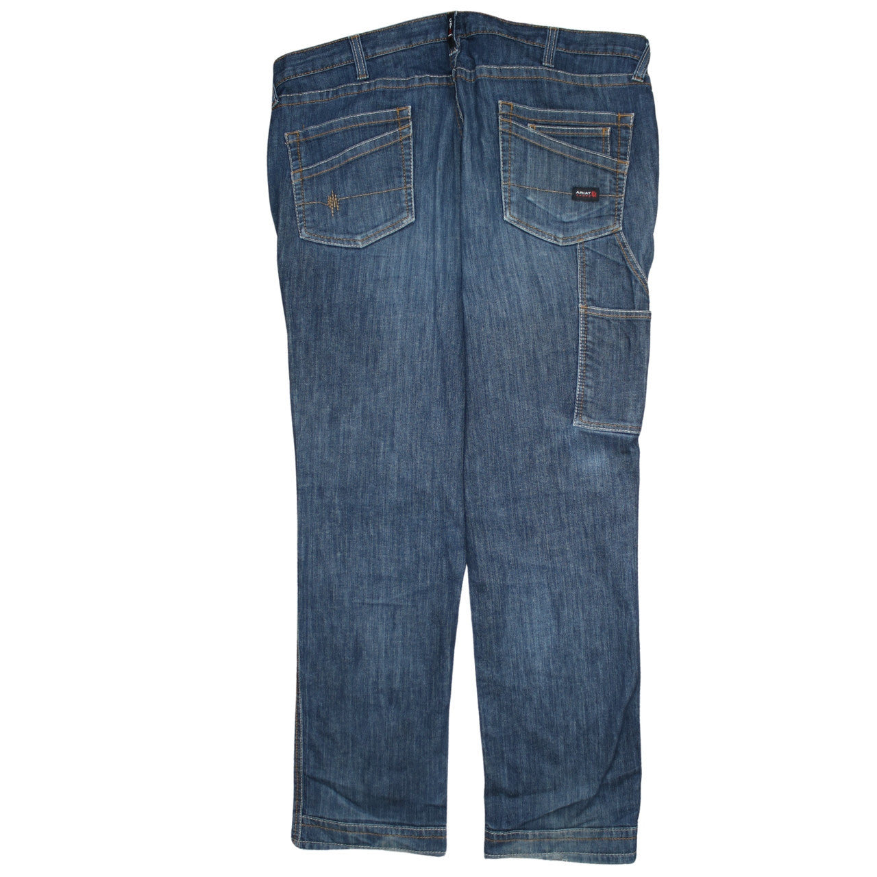 Ariat Men’s Blue Straight Leg Flame-Resistant Denim Jeans 42/34