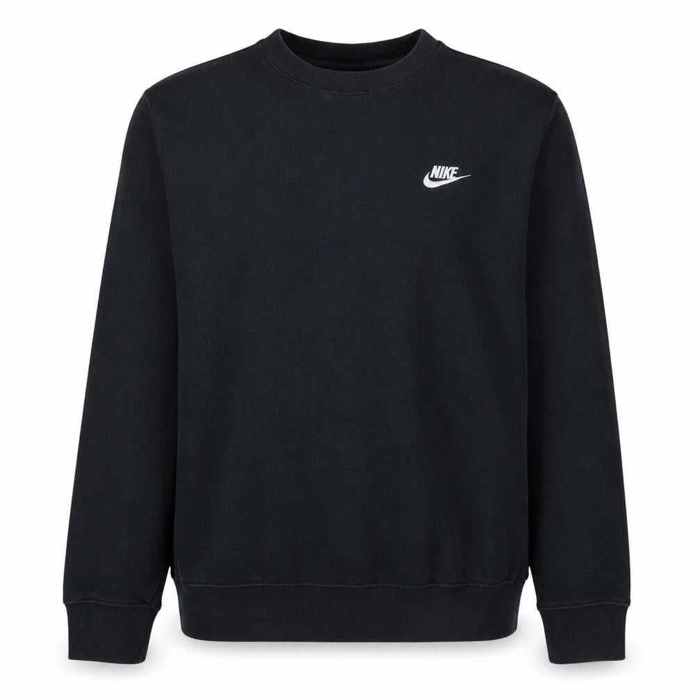 Nike Men's Black Crew Neck Pullover Sweatshirt Medium