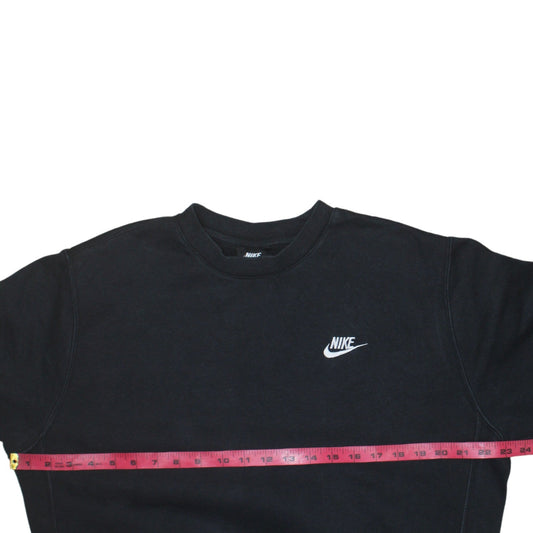 Nike Men's Black Crew Neck Pullover Sweatshirt Medium