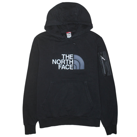 The North Face Men’s Black Pullover Hoodie M Logo Pocket
