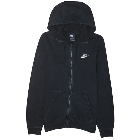 Nike Men's Black Full Zip Hoodie Size S Regular Fit Sportswear