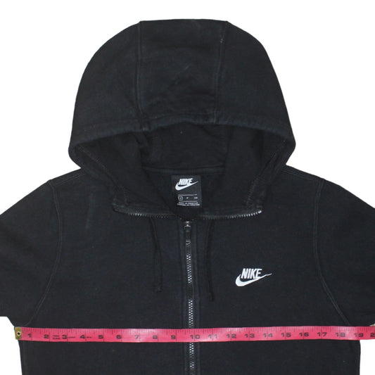 Nike Men's Black Full Zip Hoodie Size S Regular Fit Sportswear