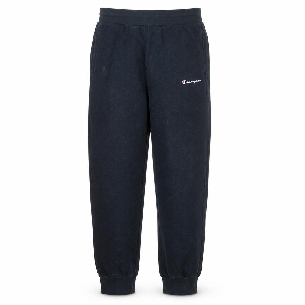 Champion Men's Black Large Sweatpants Fleece Tapered Joggers