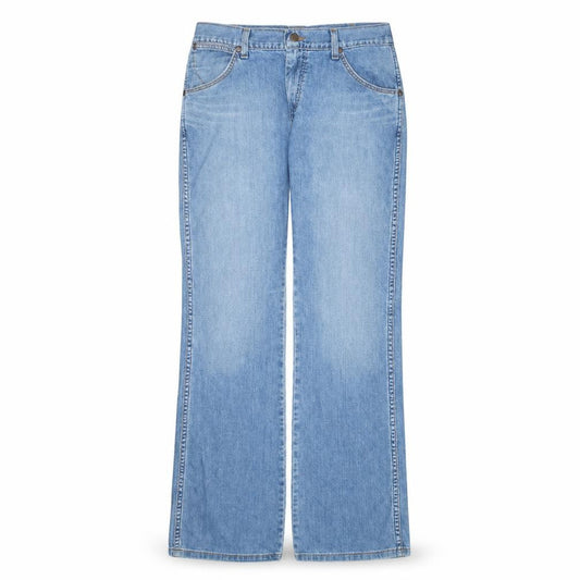 Wrangler Women Blue Straight Leg Jeans Size 12 Cotton 30x32
