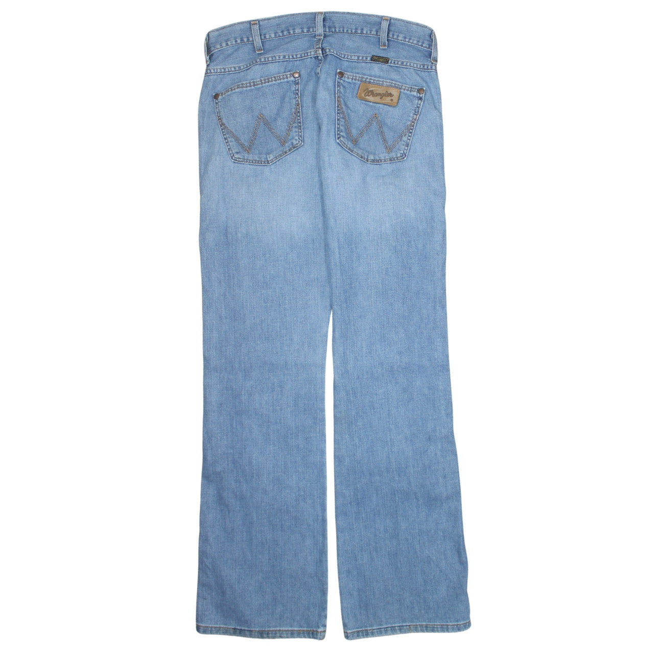 Wrangler Women Blue Straight Leg Jeans Size 12 Cotton 30x32