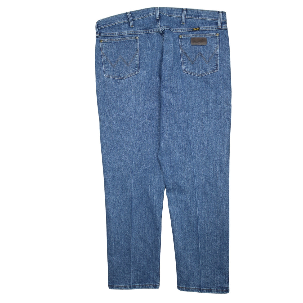 Wrangler Men's Blue 40x36 Regular Fit Straight Leg Jeans