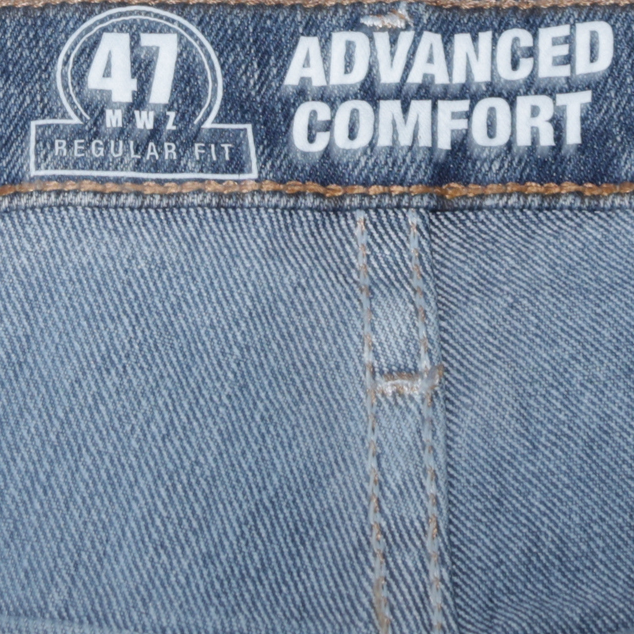Wrangler Men's Blue 40x36 Regular Fit Straight Leg Jeans