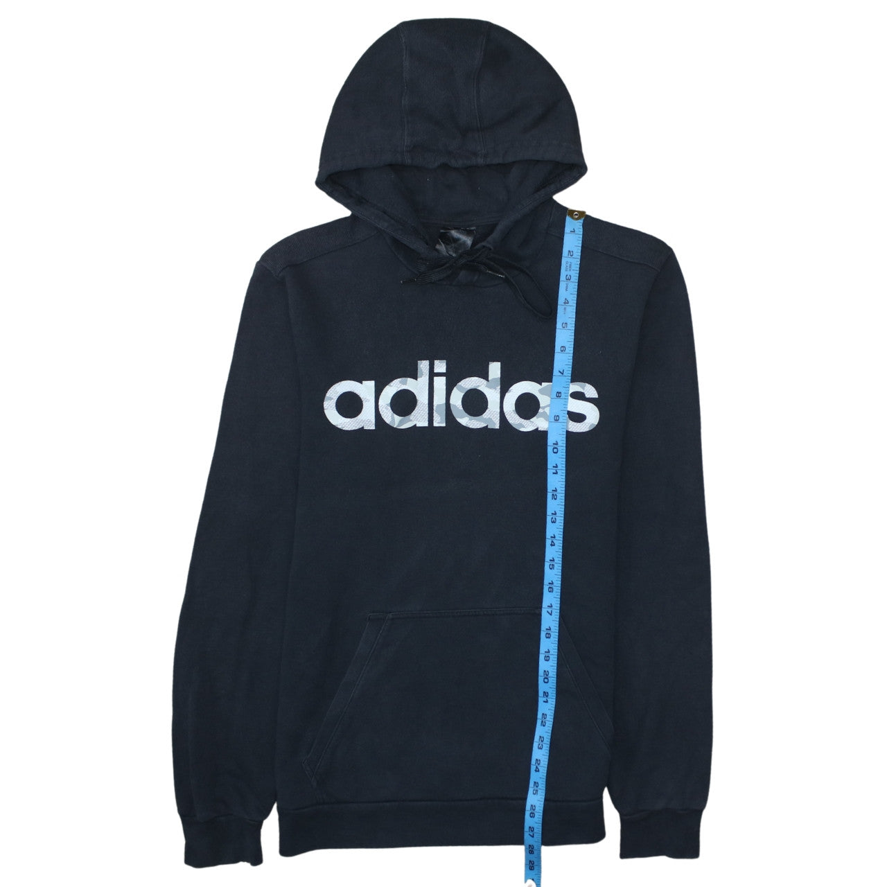 adidas Men's Black Pullover Hoodie S Regular Fit Graphic Sportswear