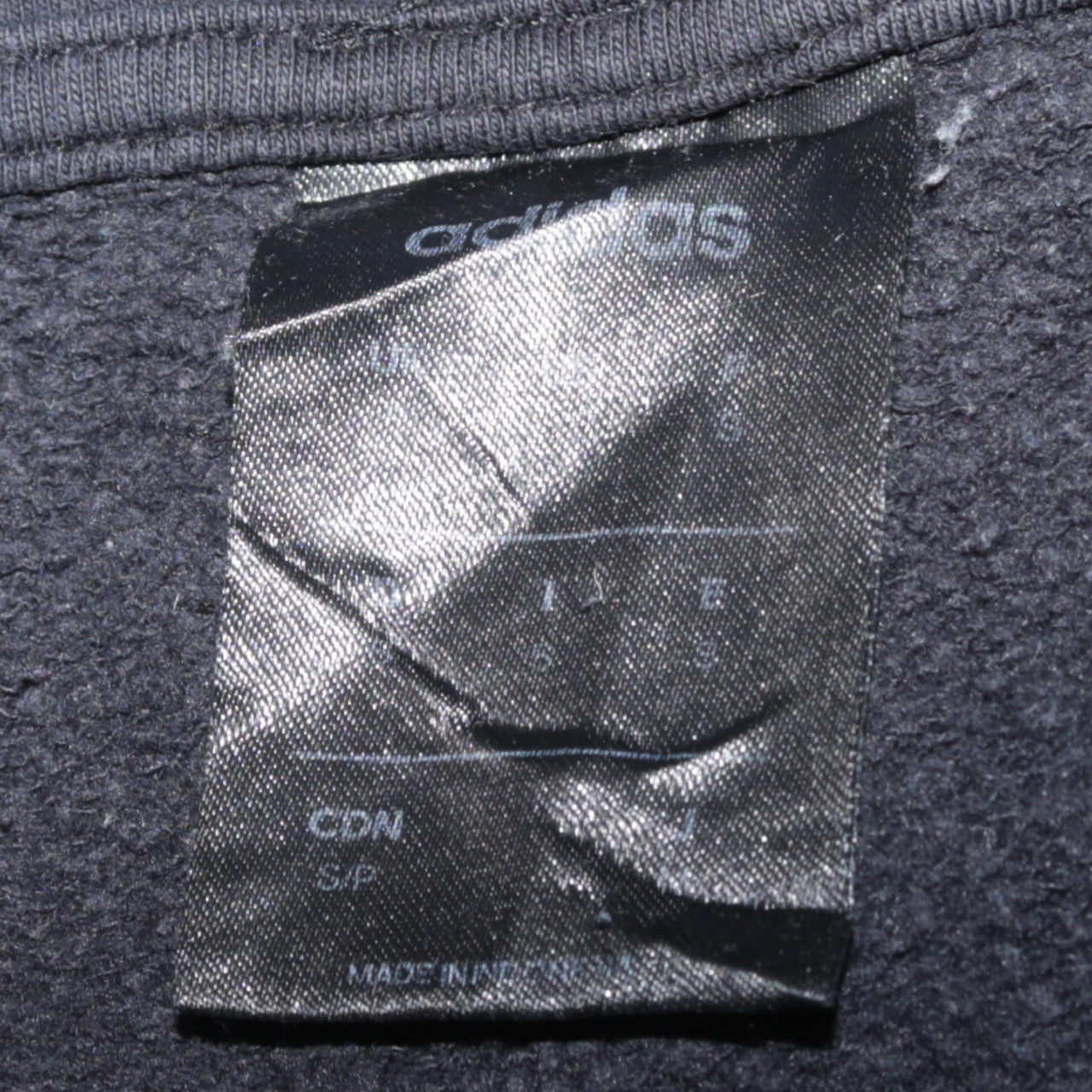 adidas Men's Black Pullover Hoodie S Regular Fit Graphic Sportswear