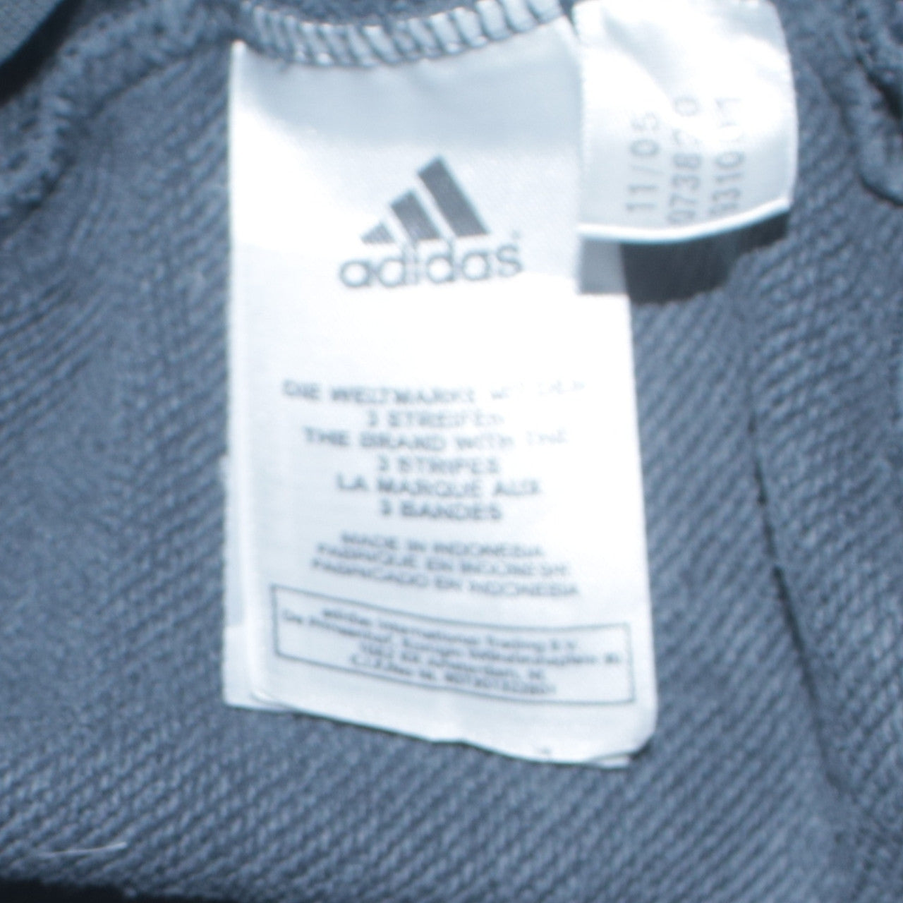 Adidas Women’s Grey Full Zip Hoodie Size 12 Casual Logo Sweatshirt