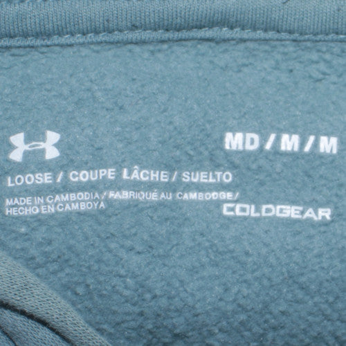 Under Armour Men's Blue Full Zip Fleece Hoodie Size M