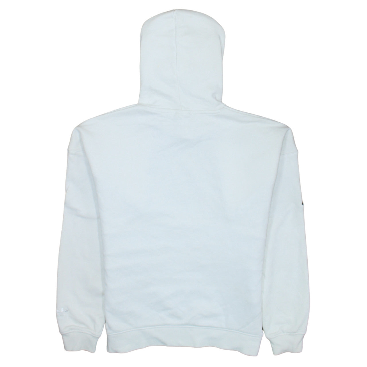 Adidas Womens White Black Hooded Pullover Sweatshirt XS
