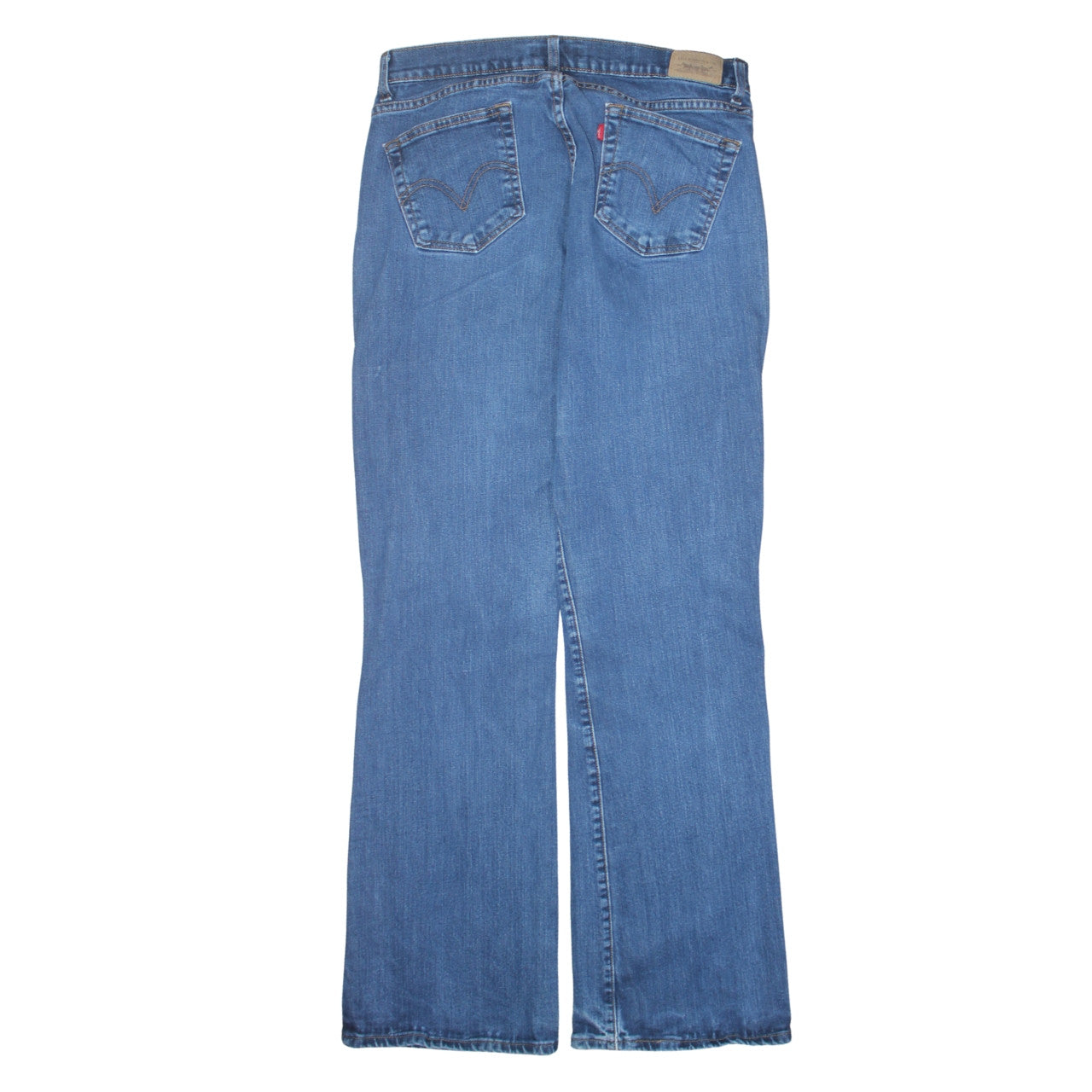 Levi's Women Blue 529 Bootcut Jeans Size 16 Long Denim Stretch