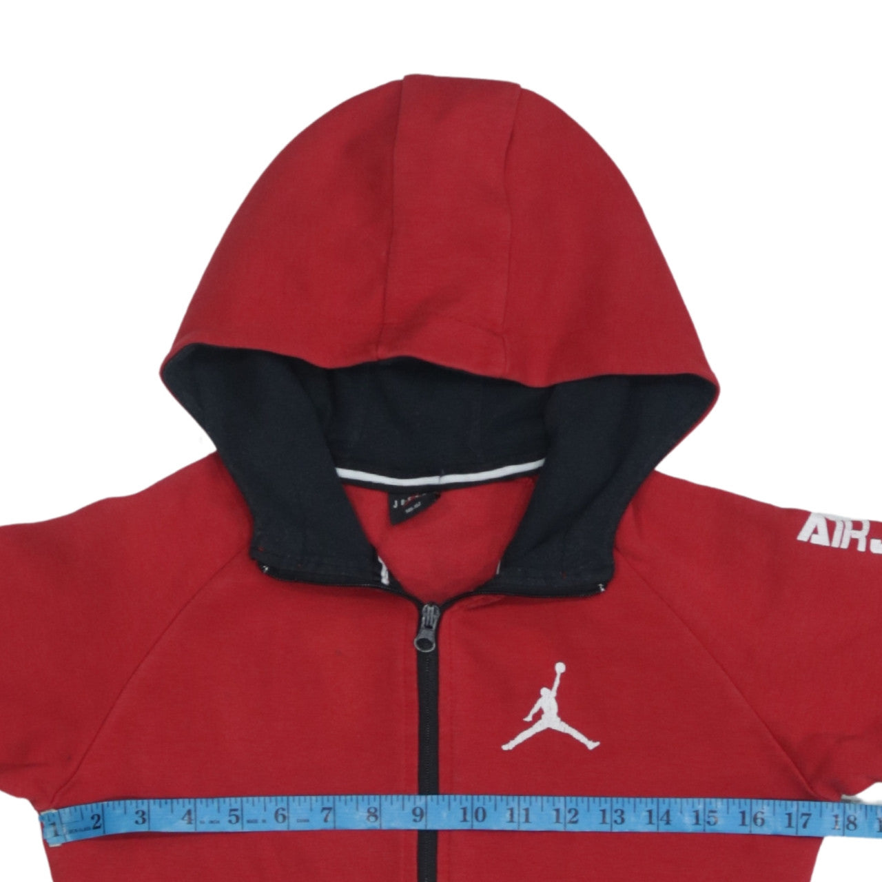 Nike Jordan Boys Red Full Zip Hoodie Size 146 Sportswear