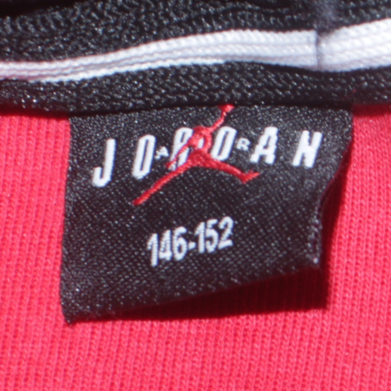 Nike Jordan Boys Red Full Zip Hoodie Size 146 Sportswear
