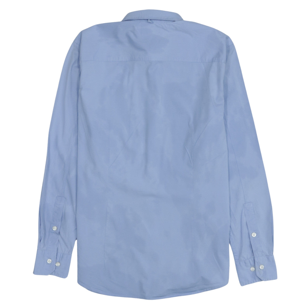 Tommy Jeans Men Blue Slim Fit Long Sleeve Button-Up Shirt L